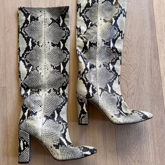 Paris Texas Leather Knee High Boots Size 41 - Picture 3 of 5